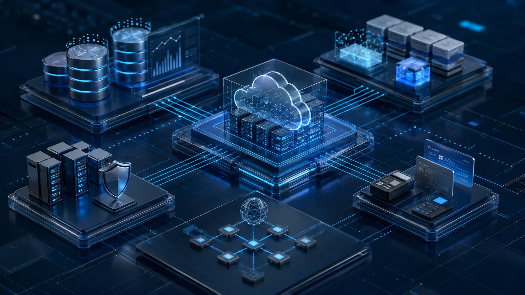 Ecosistema integrado de datos, cloud, seguridad, software y medios de pago